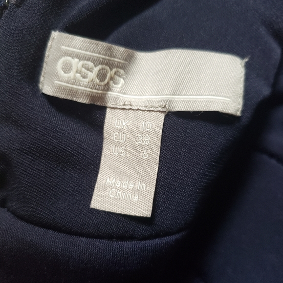 Asos Navy Maxi Dress - Picture 5 of 5